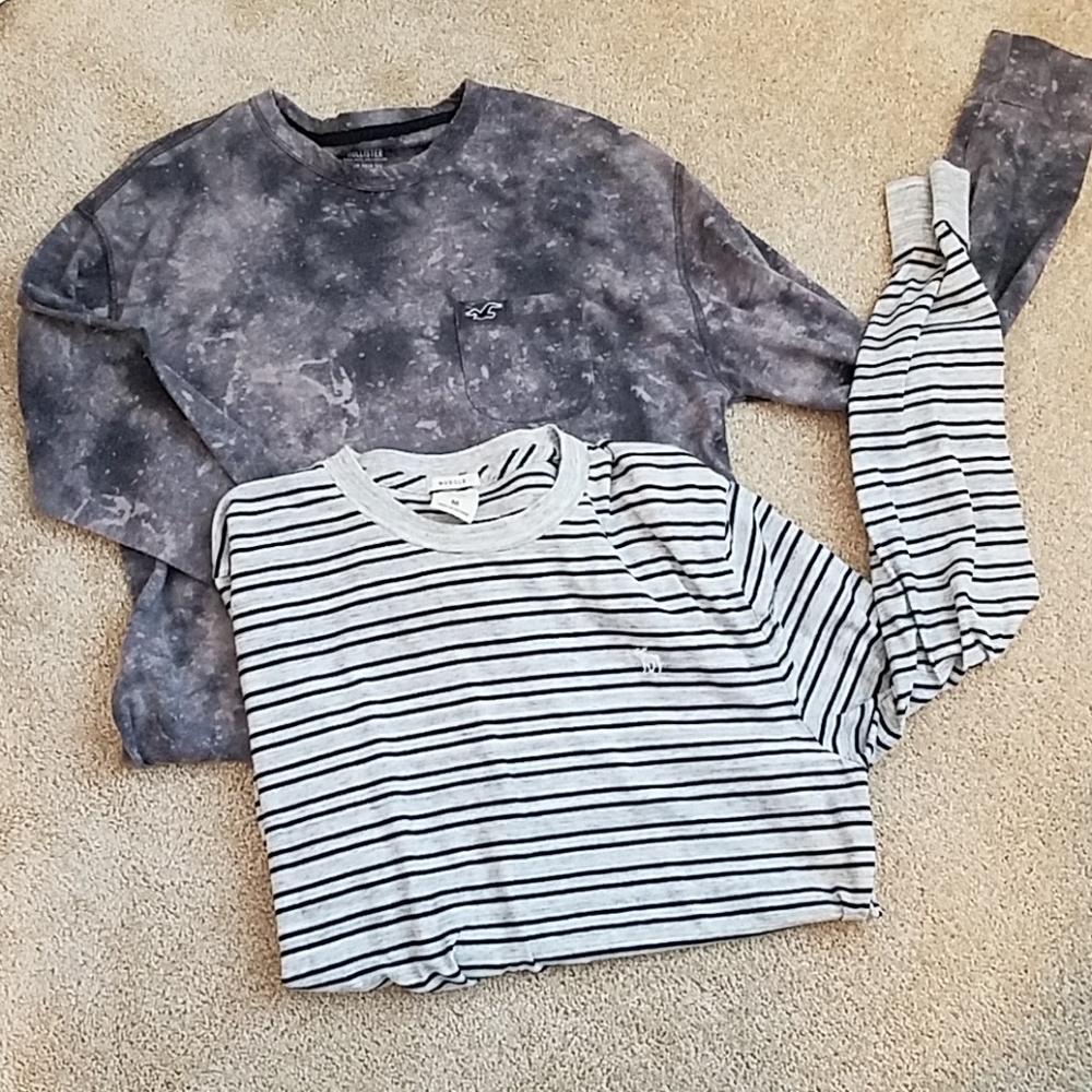 Lot of 2 long-sleeve tees